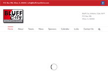 Tablet Screenshot of bluffcityathletics.com